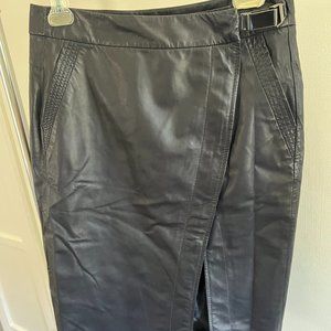 Schumacher leather skirt